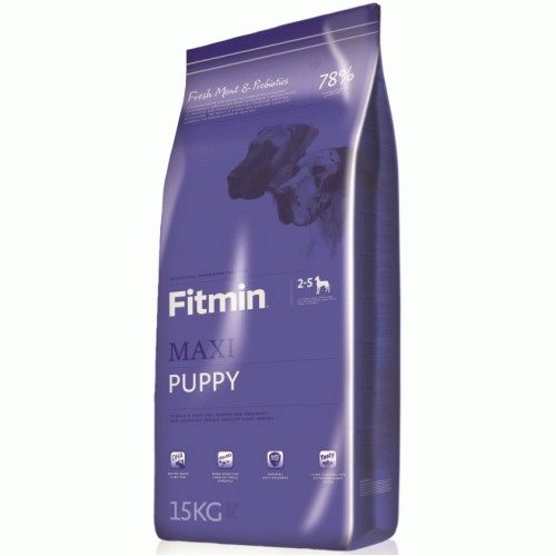 Fitmin dog Maxi Puppy, сухой корм для щенков, беременных и кормящих собак крупных пород, 15 кг