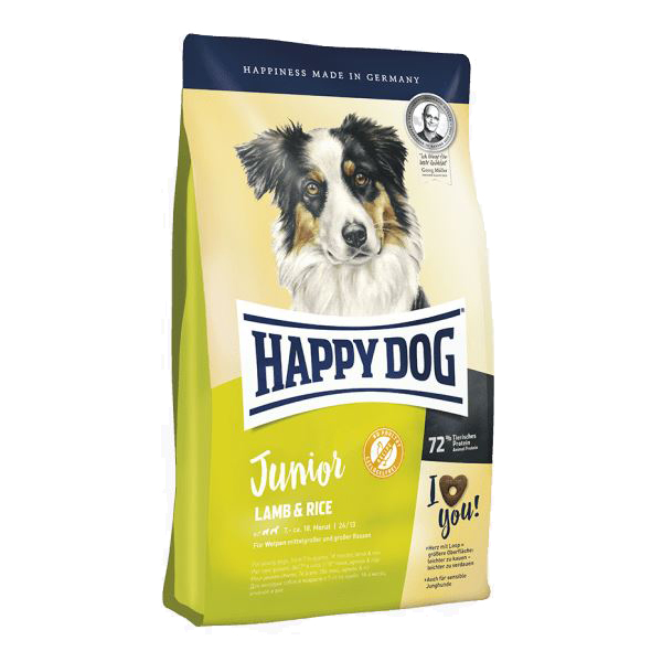 Happy Dog Junior Lamb & Rice, сухой корм для юниоров с чувствительным пищеварением, 10 кг