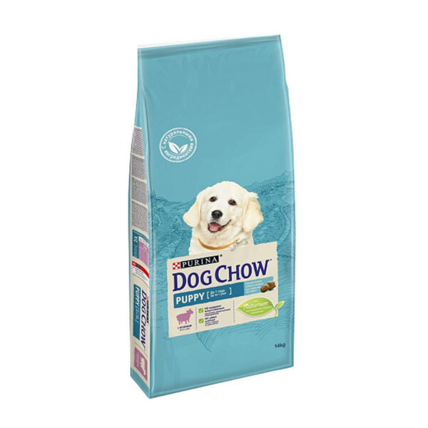 Purina Dog Chow Puppy, сухой корм для щенков всех пород c ягненком, 14 кг