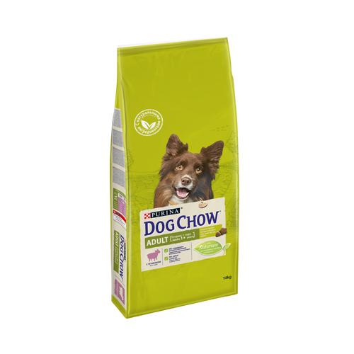 Purina Dog Chow, сухой корм для взрослых собак, с ягненком, 14 кг