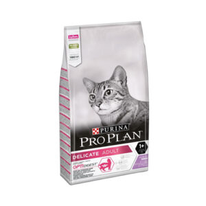 Purina Pro Plan Delicate Turkey, корм для кошек с чувствительным пищеварением с индейкой, 3 кг